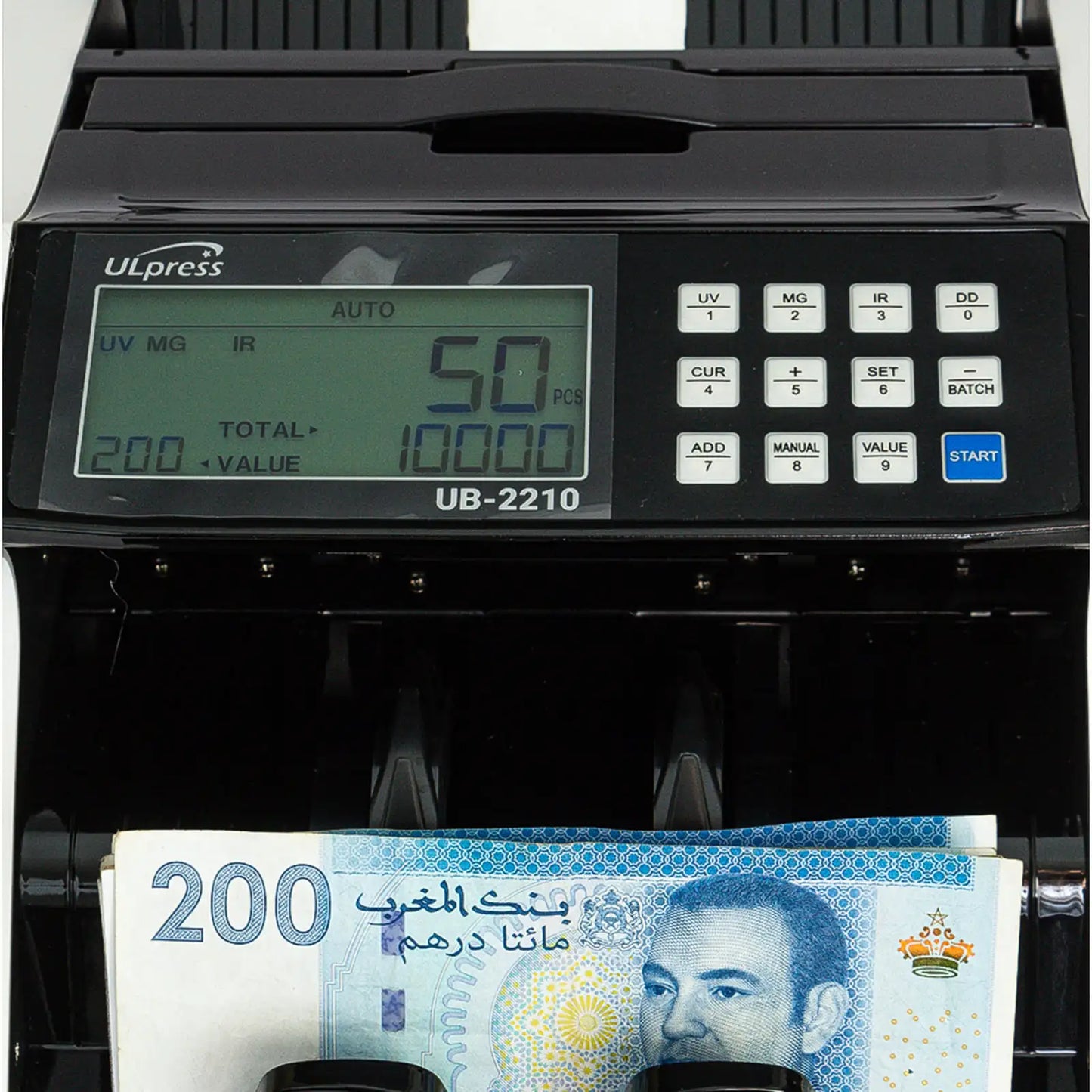 Compteuse de billets valeur professionnelle et détécteur de faux billets UB-2210