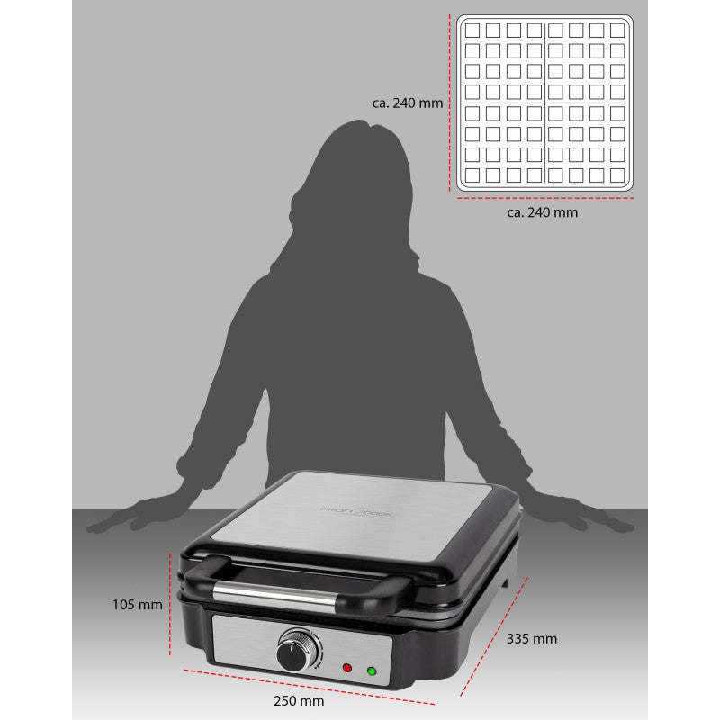 Proficook | Gaufrier4 surfaces