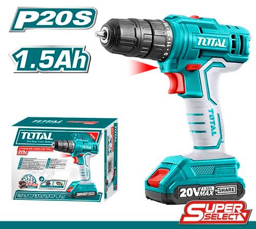 TOTAL | Perceuse 20V 1.5mAh